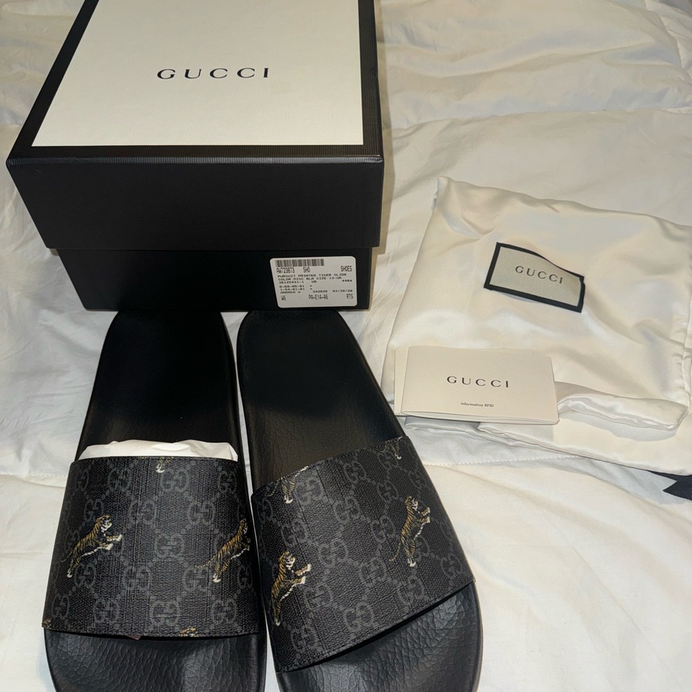 Gucci Slides size 14 - Tiger slides NIB